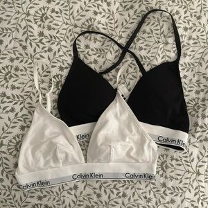 Brand New CK Bralettes M